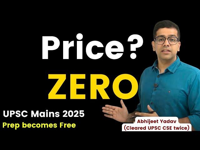 Free initiative for UPSC Mains - Game Changer!