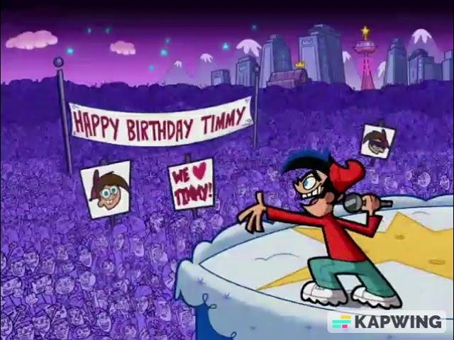 The Fairly Oddparents Happy Birthday Timmy Official Instrumental (READ THE DESCRIPTION)