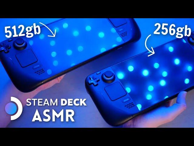 Steam Deck ASMR  The Tingliest Tour of TWO Steam Decks  256gb vs 512gb Comparison