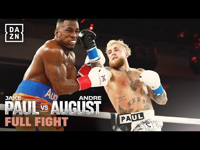 HUGE KO | Jake Paul vs. Andre August Full Fight