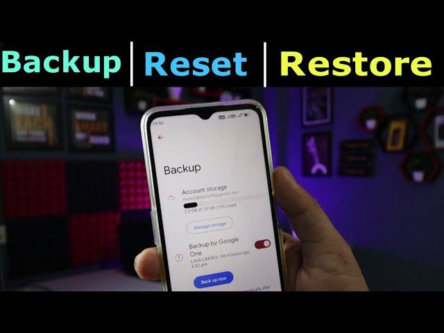 Mobile Backup-Reset & Restore Kaise Kare 2023 | Backup Phone Before Factory Reset