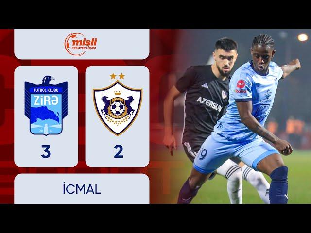 Zirə 3:2 Qarabağ | Misli Premyer Liqası, 21-ci tur | İCMAL