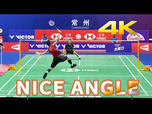 [4K60FPS] NICE ANGLE | Lee Zii Jia vs Kodai Naraoka - 2023 China Open - Highlights