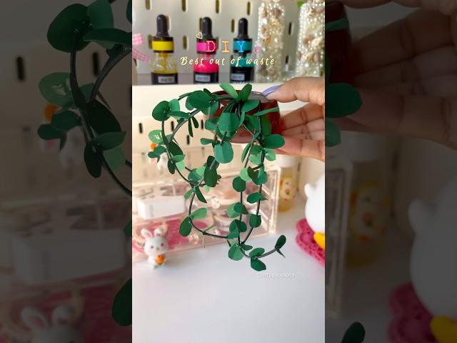 DIY Artificial Plant #diy #shortviral #artandcraft #artshorts #diycraft #youtubepartner #diycrafts