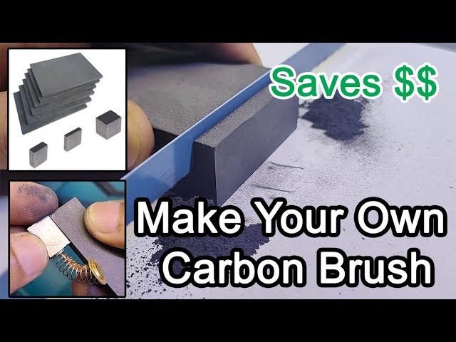 I made a carbon brush from this graphite block