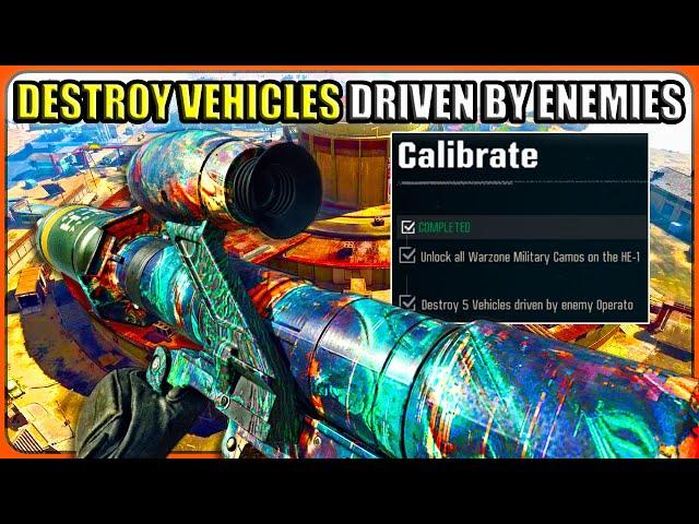 How To Destroy 5 Vehicles Driven By Enemies - HE-1 & CIGMA