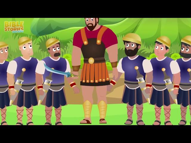 David beats Goliath | 100 Bible Stories