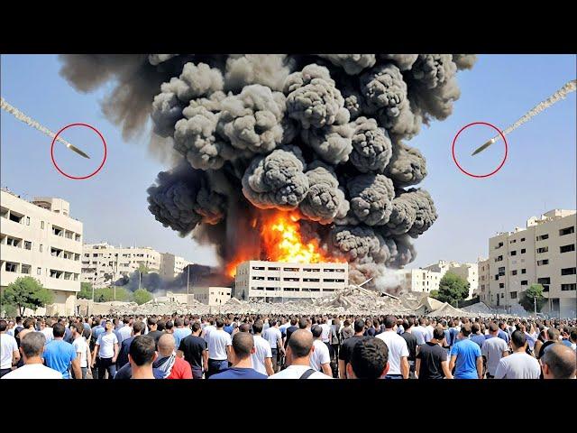 Iran Israel War | Irani Drones & Missiles Attack on Israeli Millitary Supply Convoy - GTA V