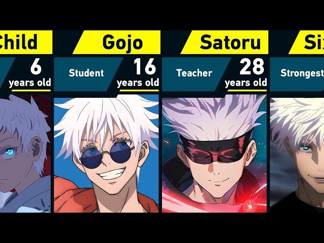 Evolution of Gojo Satoru in Jujutsu Kaisen