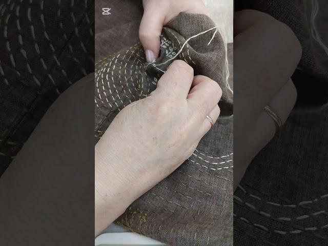 Вышиваю, учусь.#diy #sewing #handmade