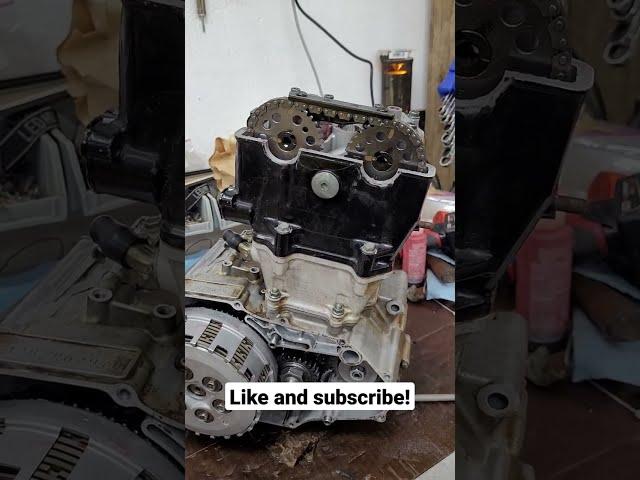 ltz400 head on and cams timed! #suzuki #build #repair  #diy