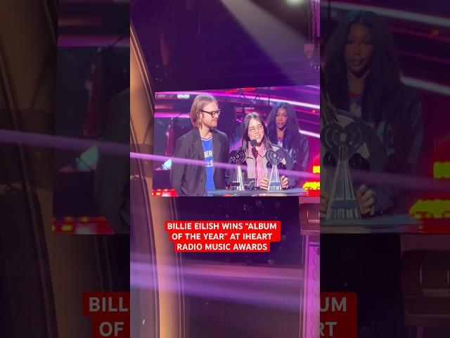 Billie Eilish Wins “Album Of The Year” At iHeart Radio Music Awards! #billieeilish #iheart