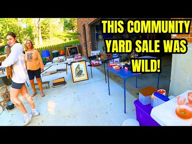 WE FOUND $3,327 IN VALUE AT THESE GARAGE SALES