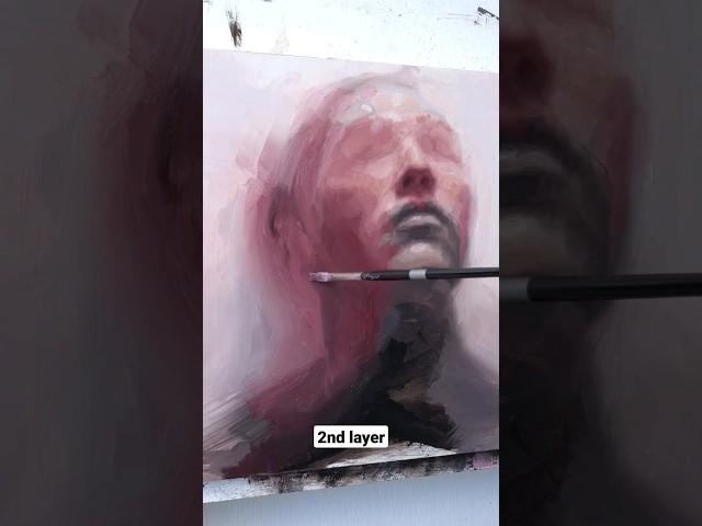 Intensifying the oil colors to create surrealism.