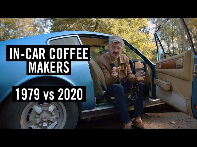 In-Car Coffee Makers: 1979 vs 2020