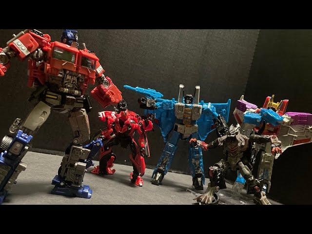 Transformers Stop Motion - Optimus vs. Decepticons