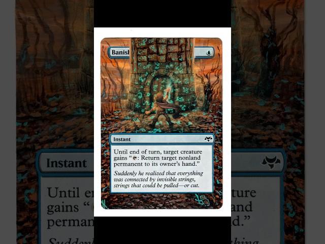 Banishing Knack MTG Hand Painted Card #cedh #mtg #edhcommander