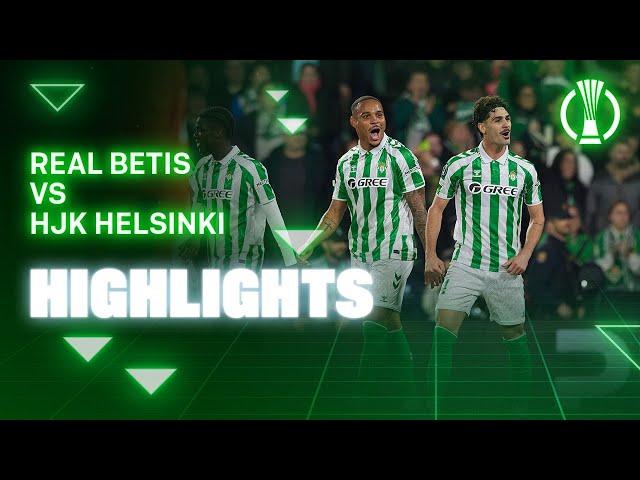 Resumen del partido Real Betis - HJK Helsinki | HIGHLIGHTS | Real BETIS Balompié