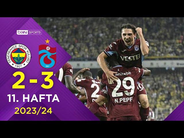 Fenerbahçe (2-3) Trabzonspor | 11. Hafta - Trendyol Süper Lig 2023/2024