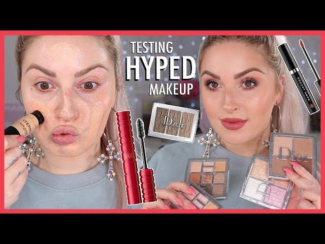 Testing HYPED Makeup  Full Face LUXURY & HIGH END First Impressions