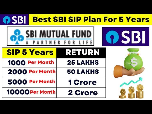 Best SBI SIP Plan For 5 Years