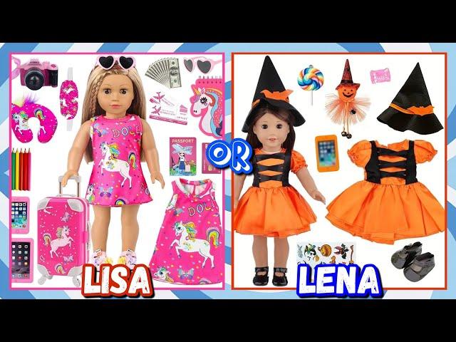Lisa or Lena 🩷🩵 #lisa #lena #lisaandlena #lisaorlena #viral #trending #toys