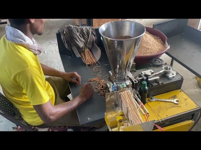 100kg Dry Agarbatti Production By 6GPro Agarbatti Making Machine | High Speed Incense Stick Machine