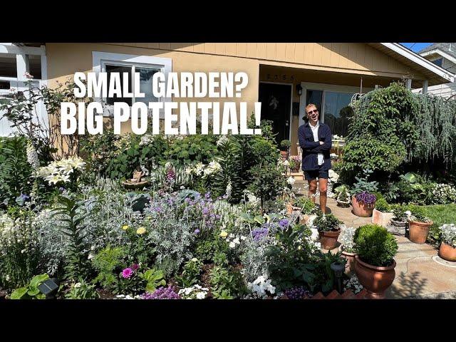 He Created The Most ENCHANTING Garden With A Tiny Space!  :: Downtown Napa Garden Tour