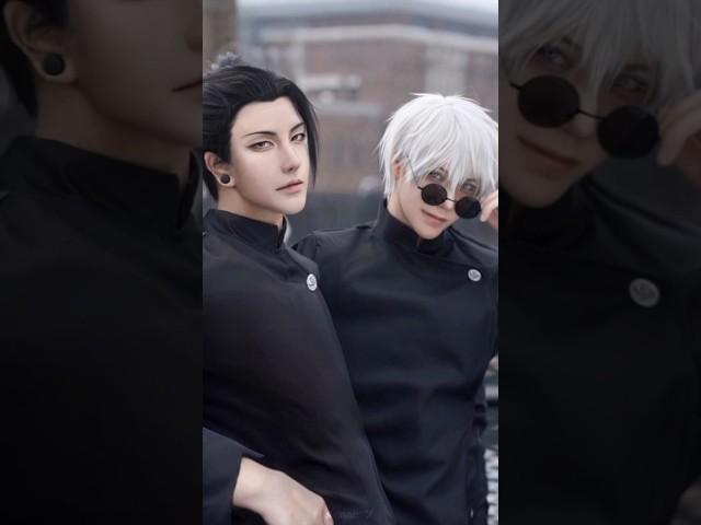 Duo apa nih?|| Gojo x Geto cosplay #anime #husbu #cosplay #jujutsukaisen #shortanime #suguru #satoru