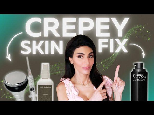 How To Fix CREPEY SKIN | Dermatologist Tips