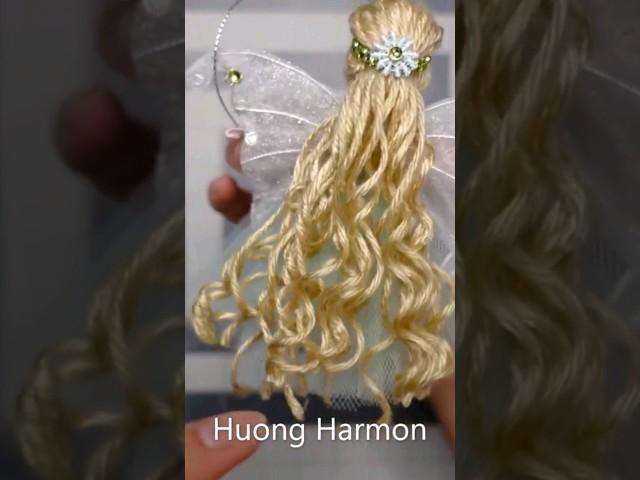 Would you like to have this ballerina fairy doll. DIY! #huongharmon #harmoncraftstore #ballerina