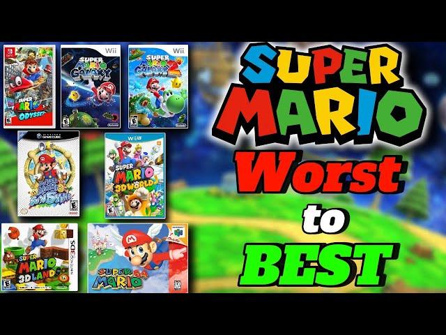 Ranking Every 3D Mario WORST to BEST