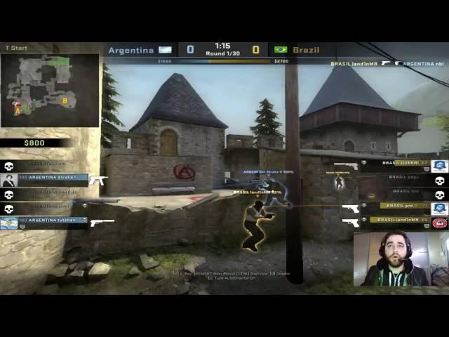 Analise BRA vs ARG no mundial de TWC de CSGO   cbble