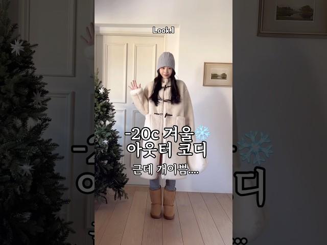 -20c 겨울 아웃터 코디️ #ootd #fashion #korea #outfitideas #겨울코디 #패딩코디