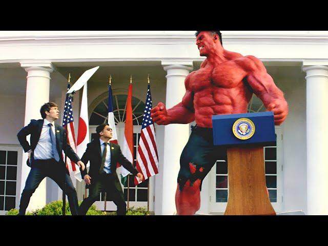 President Turns into Red Hulk & Battles Captain America – Brave New World Recap