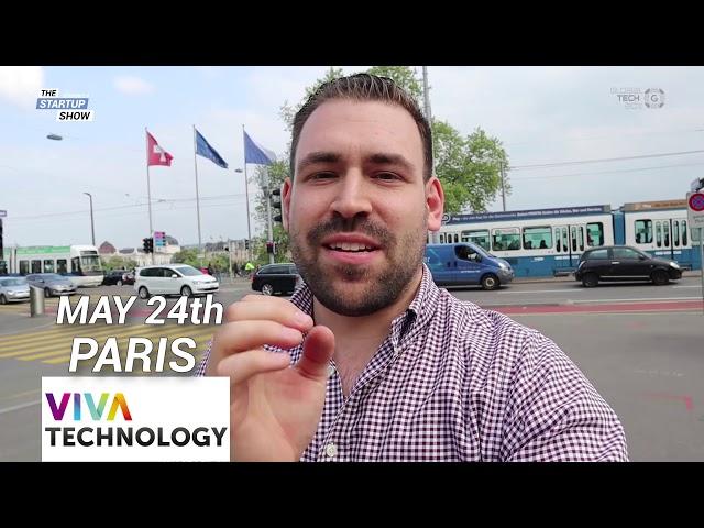 Cédric is visiting Viva Technology (Paris, 2018)