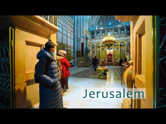 JERUSALEM. This is where Jesus was Crucified, Died, Buried and Resurrected