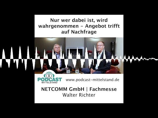 Fachmesse - Nur wer dabei ist, wird wahrgenommen - Angebot trifft auf Nachfrage