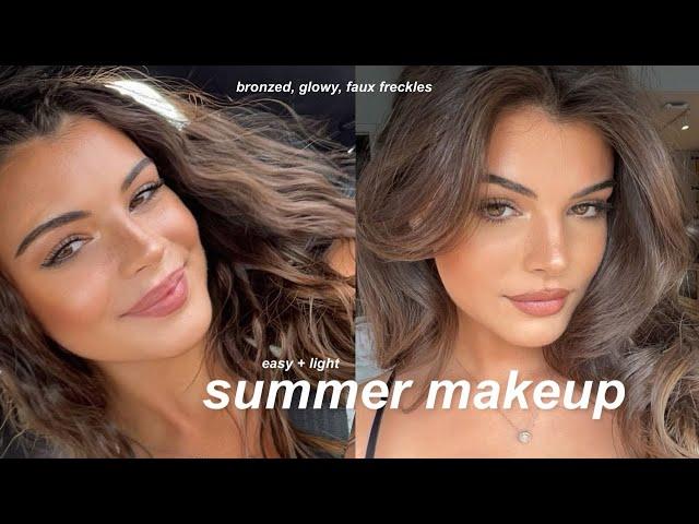 my easy summer makeup routine