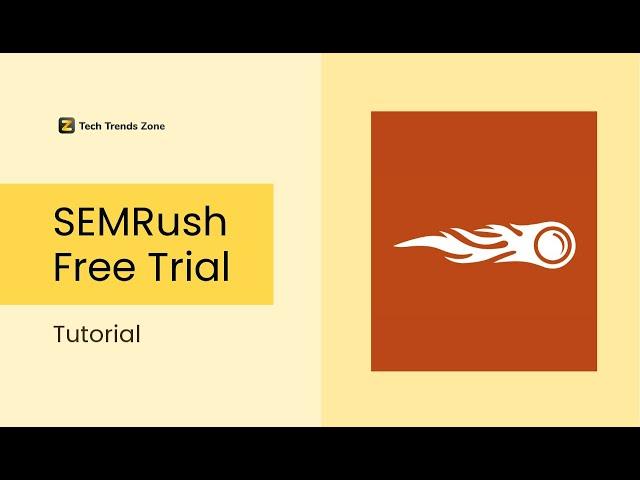 SEMRush Free Trial - 7-Day Trial Sign Up Tutorial (2022)