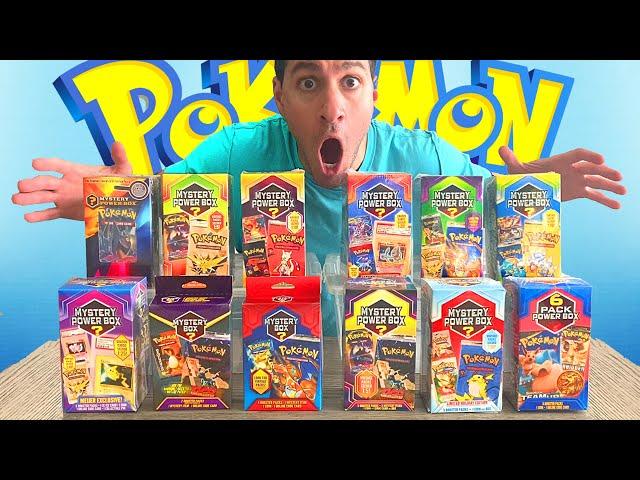 Opening EVERY Pokemon Mystery Box... Ever Made!