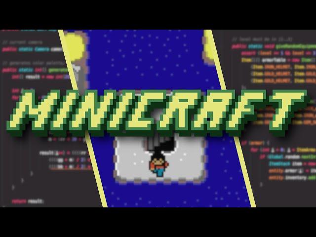 Remaking MINECRAFT 2D (Minicraft)