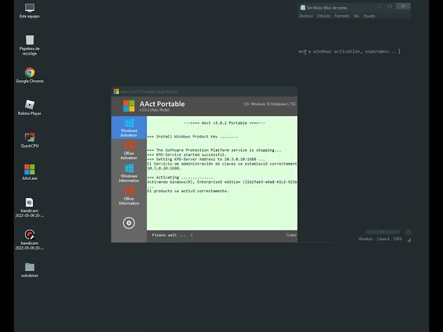 Como activar Win10 LTSC con AAct.exe sin mas nada