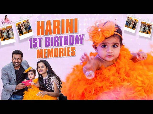 Harini 1st Birthday Memories ||  Mahishivan || Tamada Media