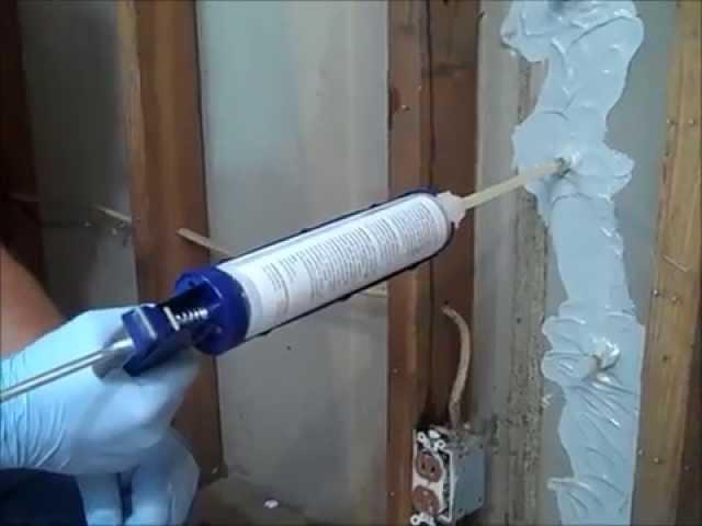 Fast-Set Polyurethane Concrete Crack Injection In a Basement Wall