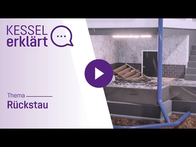 Rückstau | KESSEL erklärt