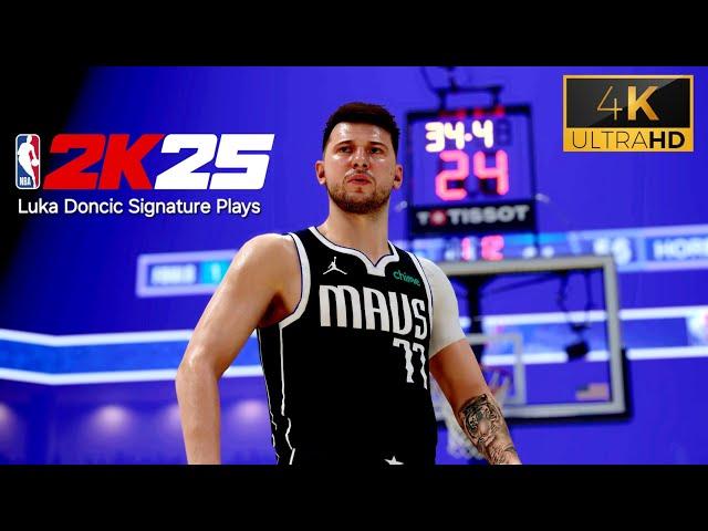 NBA 2K25 Insane Realism! | Luka Doncic Signature Moves HIGHLIGHTS  | 4K UHD