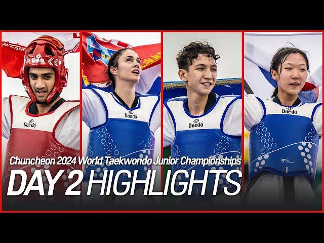 Day 2 Highlights | Chuncheon 2024 World Taekwondo Junior Championships