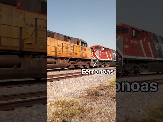 2 cabosse al final, 5 máquinas y tender de gas #trainsferromex #train #ferromex #ferronoas #viral