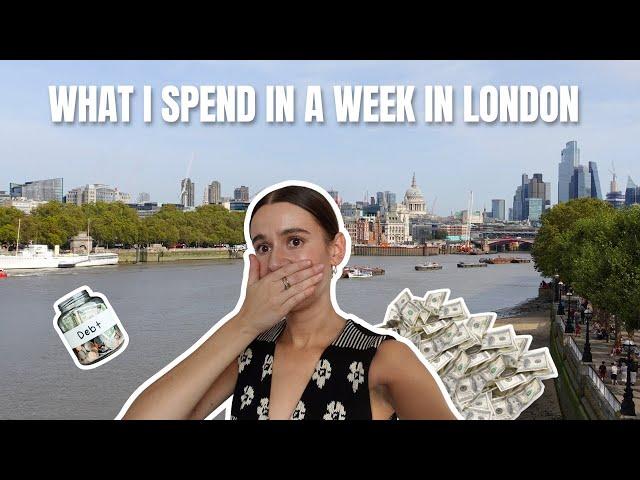 Cost of living in LONDON | what I *actually* spend in a week